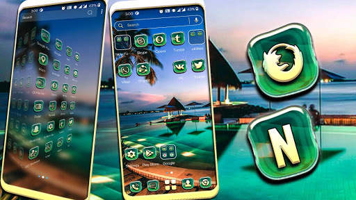Maldives Resort Launcher Theme screenshot 3