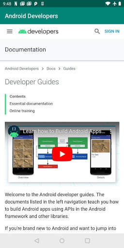 Android Developers screenshot 1
