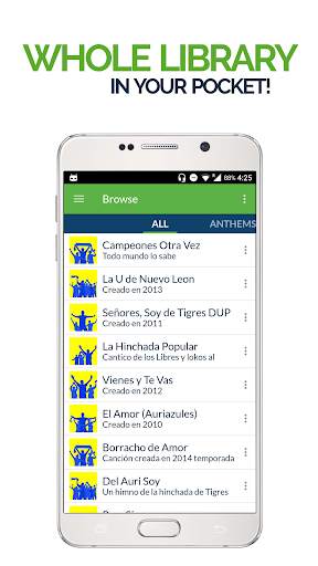 FanChants: Tigres Fans Songs & Chants screenshot 1