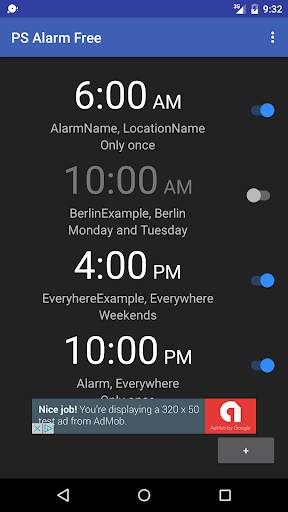 PS Alarm Free screenshot 1