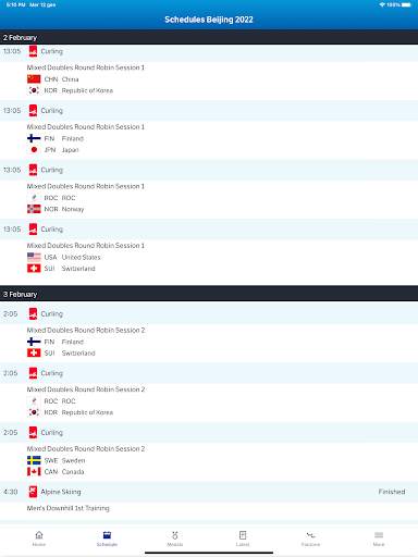 Olympics screenshot 3