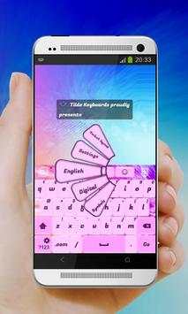 Pink Candy GO Keyboard screenshot 2