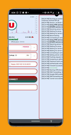 UXNET VPN screenshot 4