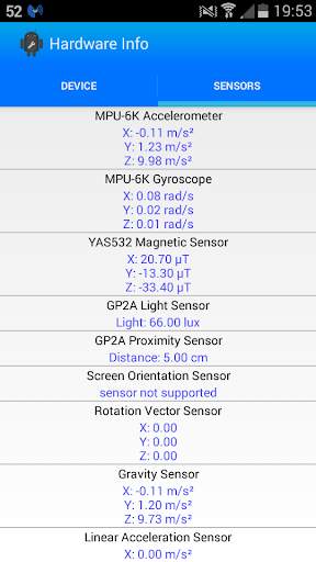 Hardware Info screenshot 2