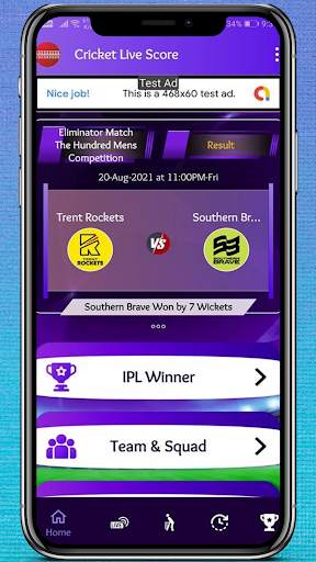 Live cricket score screenshot 4