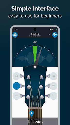 Easy Guitar Tuner screenshot 2