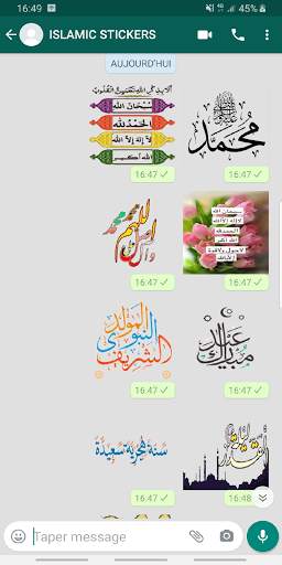 islamic stickers for Whatsapp - WASTICKERAPPS screenshot 5