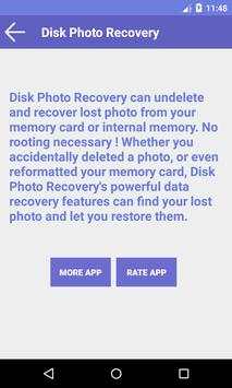 Disk Photo Recovery 8 تصوير الشاشة