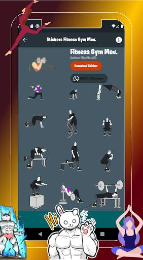 Gym Stickers. screenshot 4