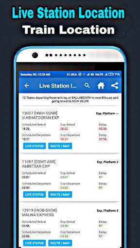 Indian Train Live Status - Check IRCTC, PNR Status screenshot 2