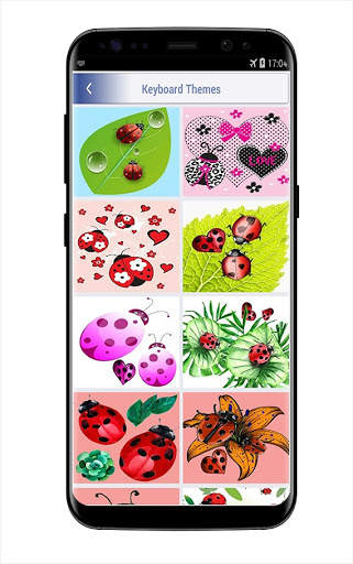 Ladybirds Hearts Keyboard Theme screenshot 7