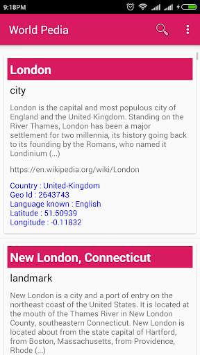 World Pedia screenshot 7