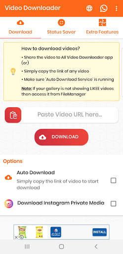 Fast Video Downloader - Video Downloader App screenshot 1