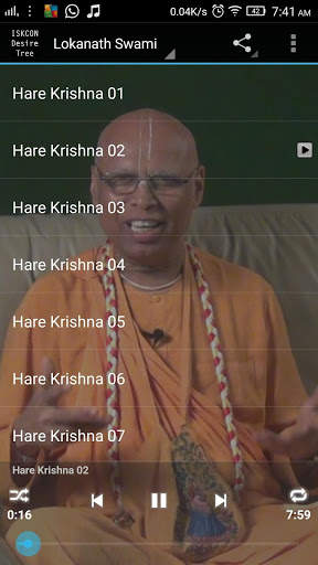 Lokanath Swami Hare Krishna screenshot 2