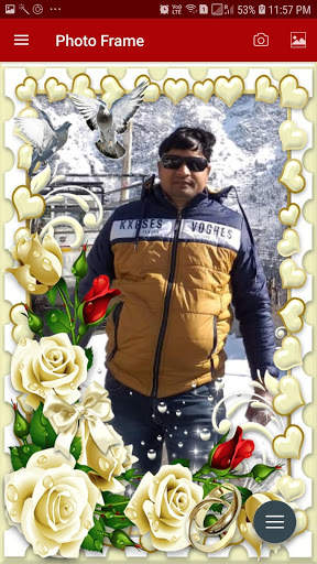 Romantic Photo Frame screenshot 2