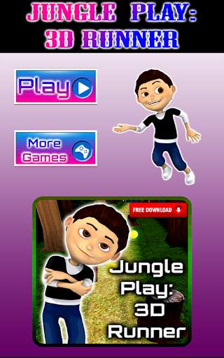 Jungle Play 3D Runner screenshot 1