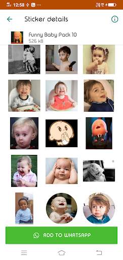 New WAStickerApps - Cute Baby Stickers screenshot 5