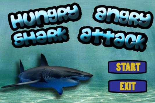 Hungry Angry Shark Attack स्क्रीनशॉट 1