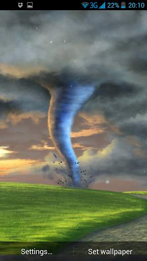 Tornado 3D Live Wallpaper screenshot 2