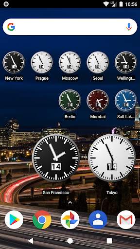 World Clock Widget screenshot 1