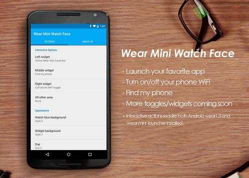 Wear Mini Watch Face screenshot 7