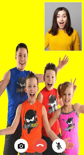 Call Ninja Kidz tv Video & Voice screenshot 1