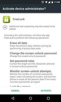 FreeLock screenshot 1