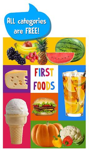 First Words for Baby: Foods screenshot 1