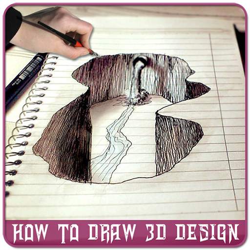 How to Draw 3D Design - 3D Design Step By Step 1.2