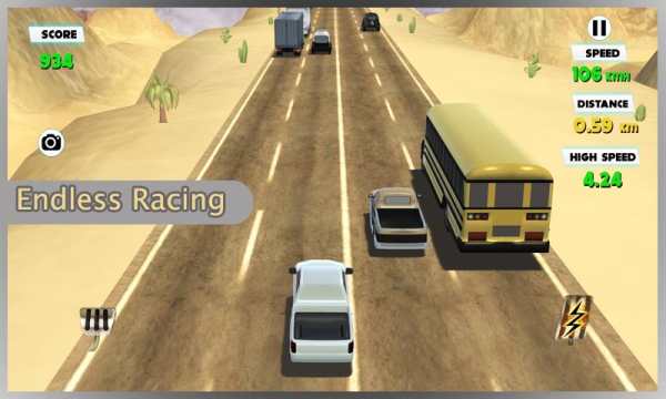 Car Driving Traffic Racer screenshot 1