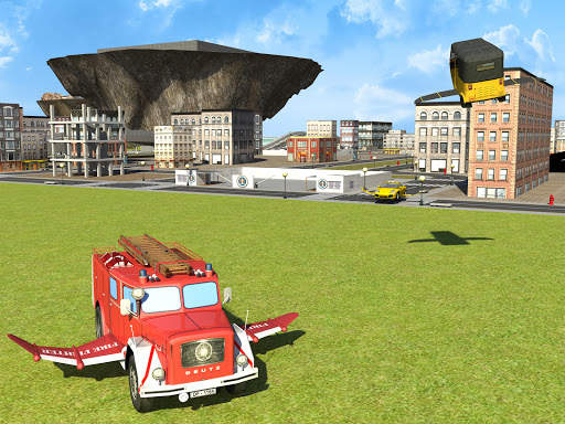 Flying Car Gas Station Parking स्क्रीनशॉट 18