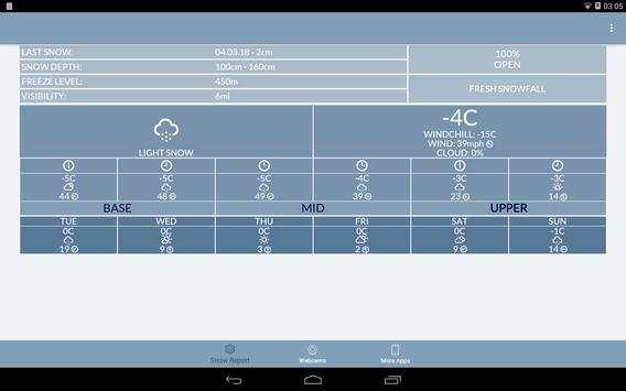 La Tania Snow Report screenshot 6