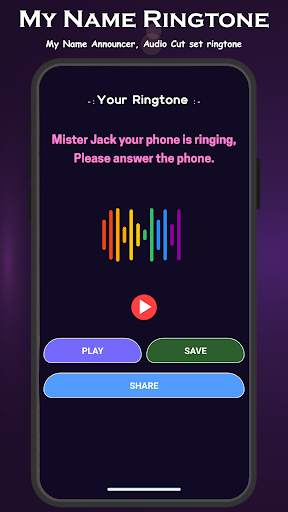 Ringing: My name ringtone maker - Set caller tune screenshot 6