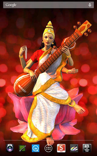 3D Saraswati Live Wallpaper screenshot 3