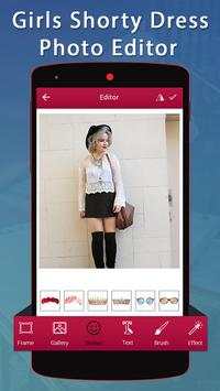 Girls Shorty Dress Photo Editor screenshot 2