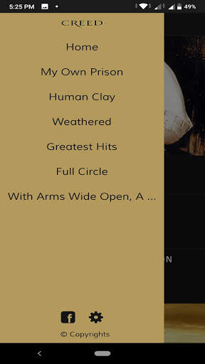Creed discography screenshot 2