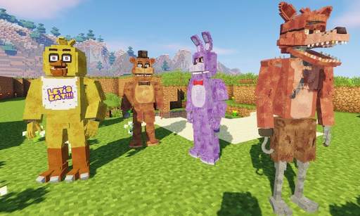 FNAF 2 Mounts Mod for Minecraft PE screenshot 3