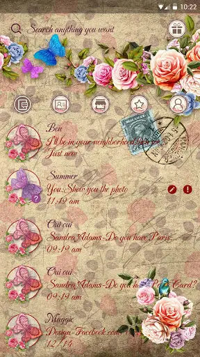 GO SMS ALISA THEME screenshot 3