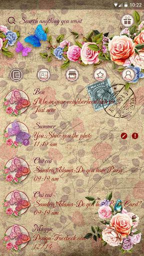 GO SMS ALISA THEME screenshot 3