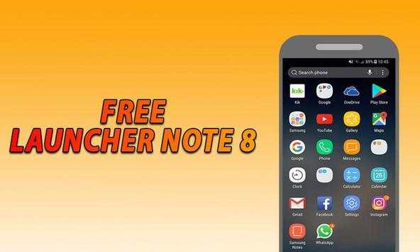 Theme For Note 8 - Galaxy Launcher 2018 screenshot 2
