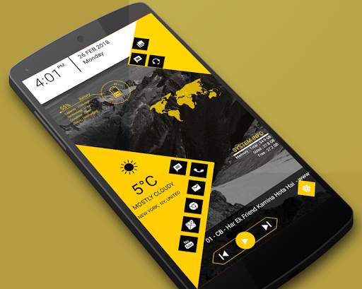 Angle Launcher - App lock, Hide App, HD wallpaper screenshot 9