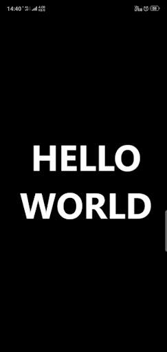 Hello World - My First App In Google Play Store! screenshot 1