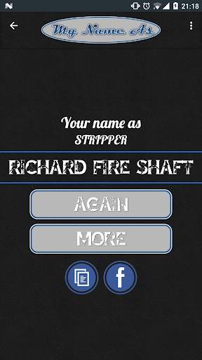 My Name As Stripper // Name Generator screenshot 2