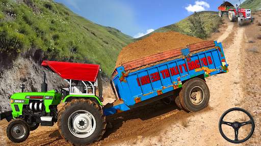 Real Tractor Trolley Sim Game screenshot 2