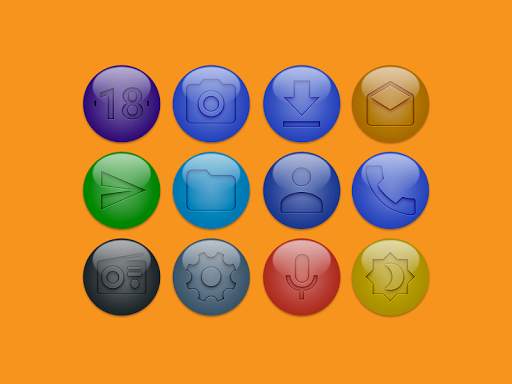 GlassBall Icon Pack Free screenshot 1