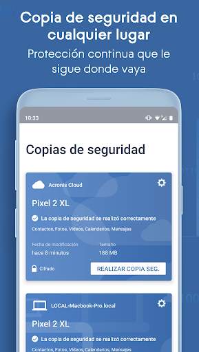 Acronis True Image: Mobile screenshot 1