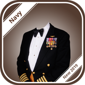 Navy Photo Suit Editor иконка