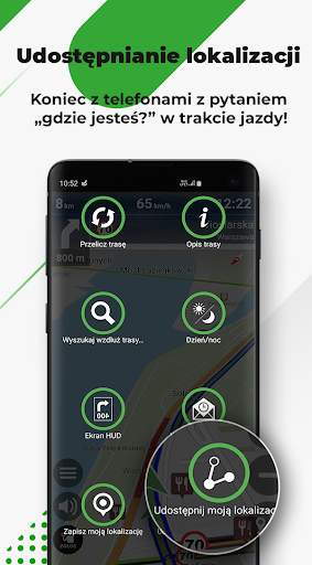 Nawigacja Plus - mapy, nawigacja GPS, kontrole screenshot 6