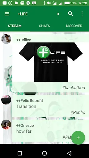 PlusLiFE App Chat without data screenshot 3