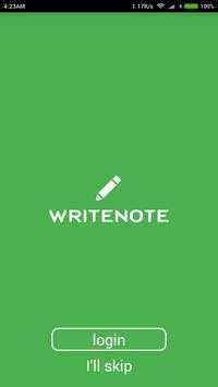 WriteNote screenshot 1